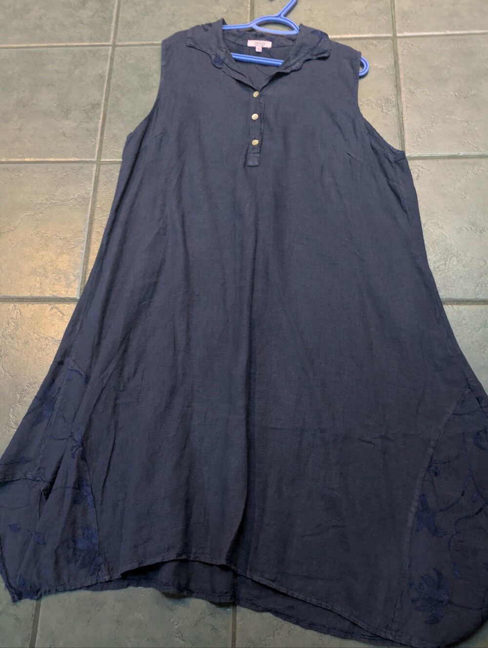Made In Italy Own It Linen Dress XL